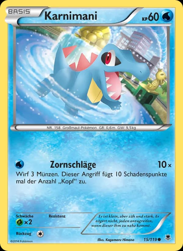 Karnimani card in German