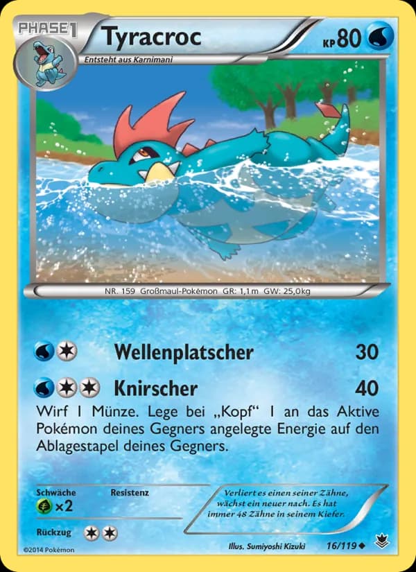 Tyracroc card in German