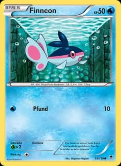 Finneon card in German