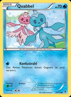 Quabbel card in German