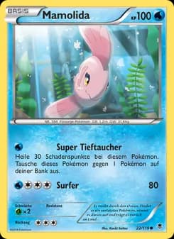 Mamolida card in German