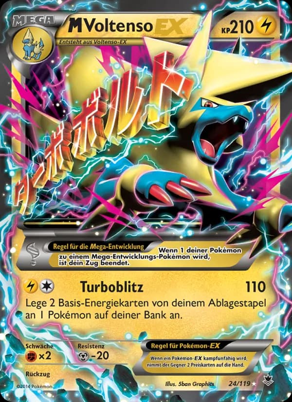 M Voltenso EX card in German