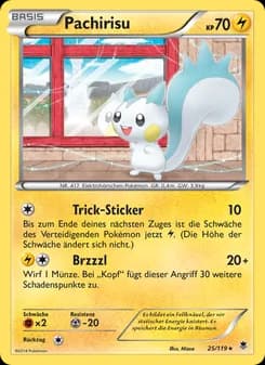 Pachirisu card in German
