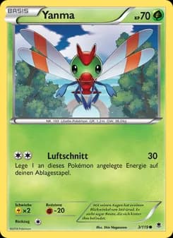 Yanma card in German