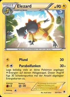 Elezard card in German