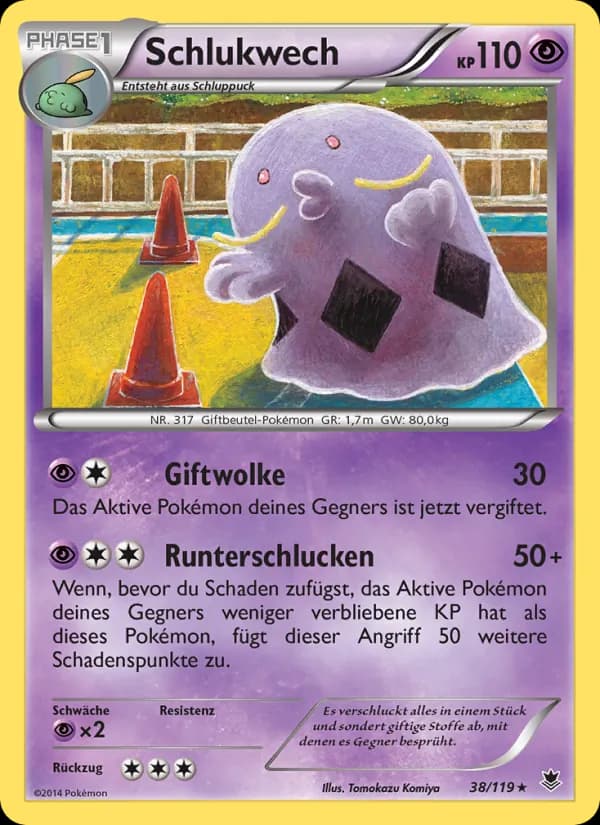 Schlukwech card in German