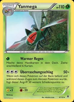 Yanmega card in German