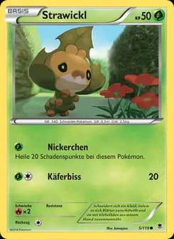 Strawickl card in German
