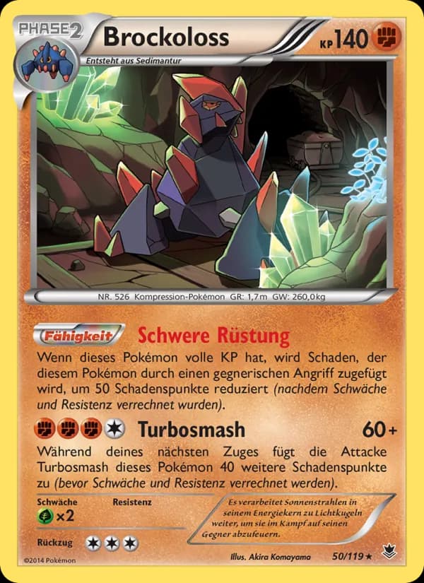 Brockoloss card in German