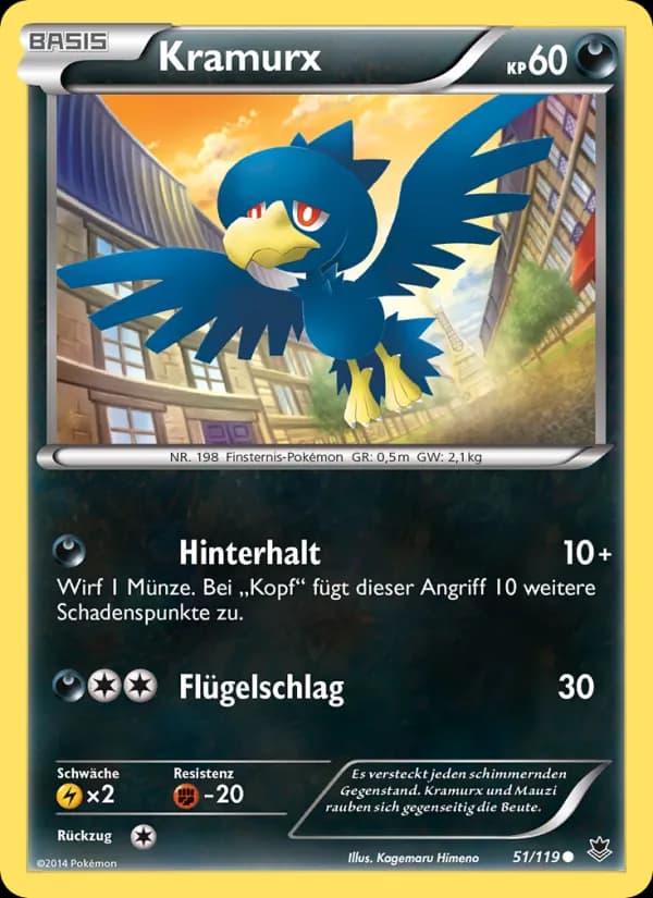 Kramurx card in German