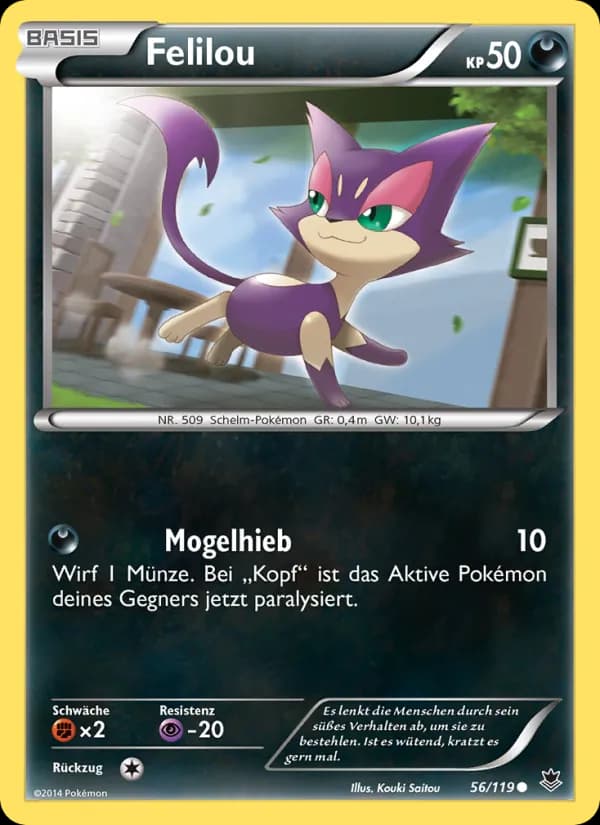 Felilou card in German