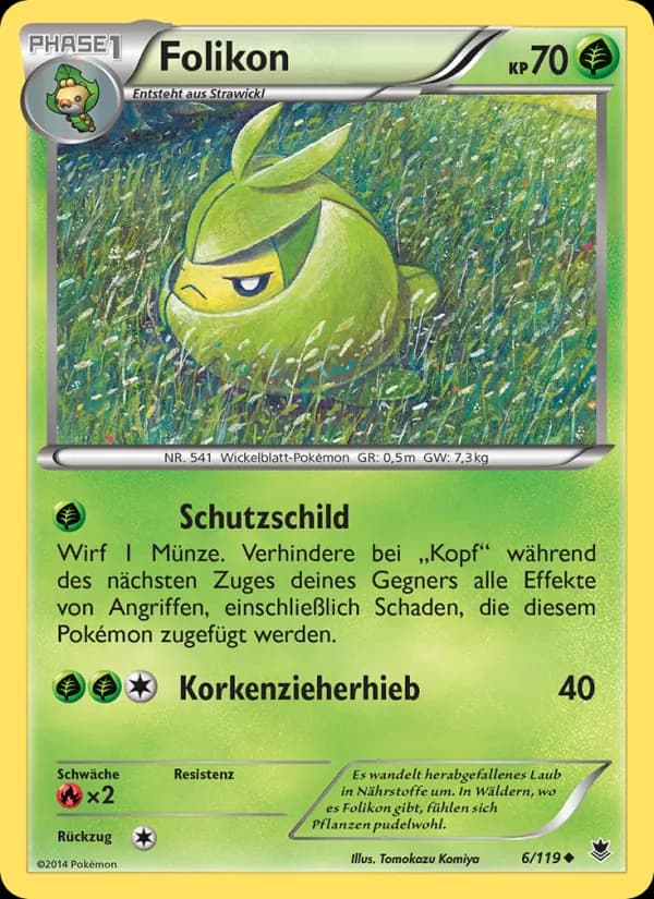 Folikon card in German
