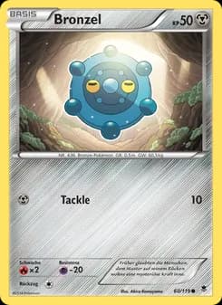 Bronzel card in German