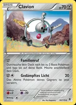 Clavion card in German