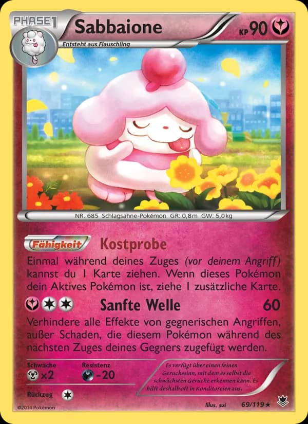 Sabbaione card in German