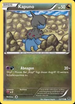 Kapuno card in German