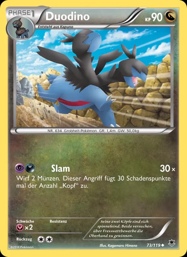 Duodino card in German