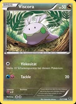 Viscora card in German