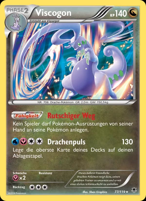 Viscogon card in German