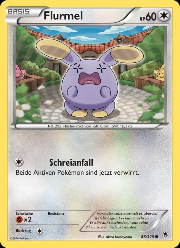 Flurmel card in German
