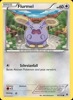 Flurmel card in German