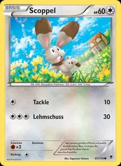 Scoppel card in German