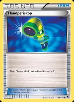 Handperiskop card in German