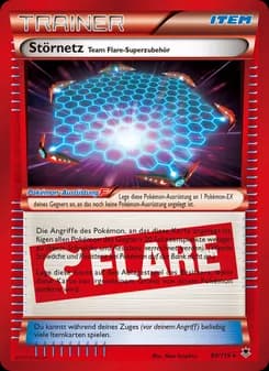 Störnetz Team Flare-Superzubehör card in German