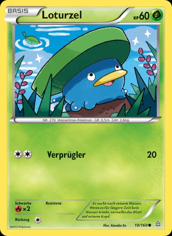 Loturzel card in German