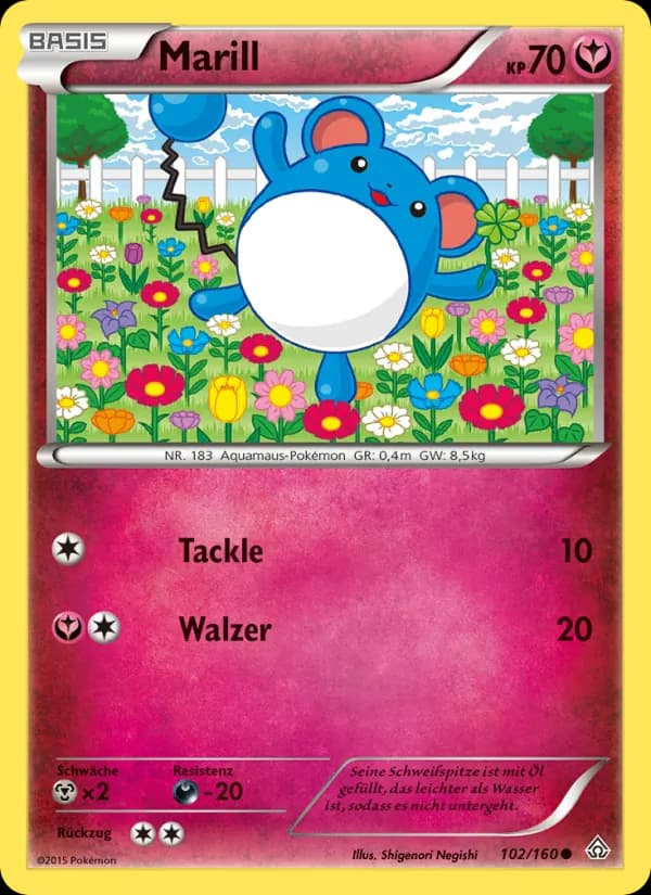 Marill card in German