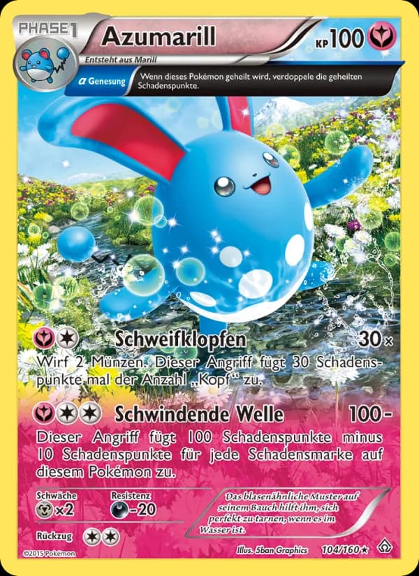 Azumarill card in German