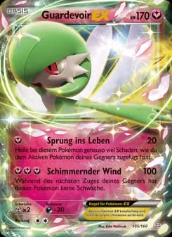 Guardevoir EX card in German