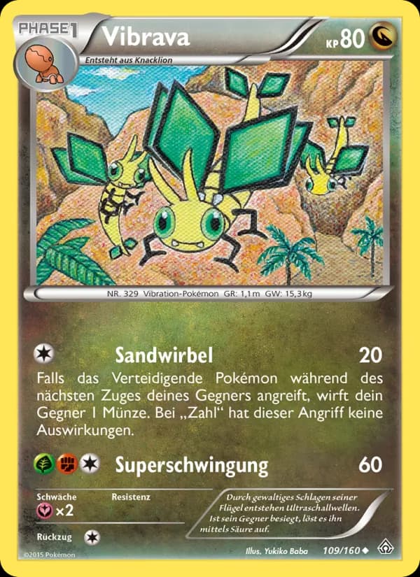 Vibrava card in German