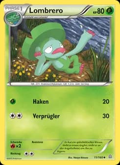 Lombrero card in German