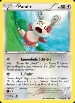 Pandir card in German