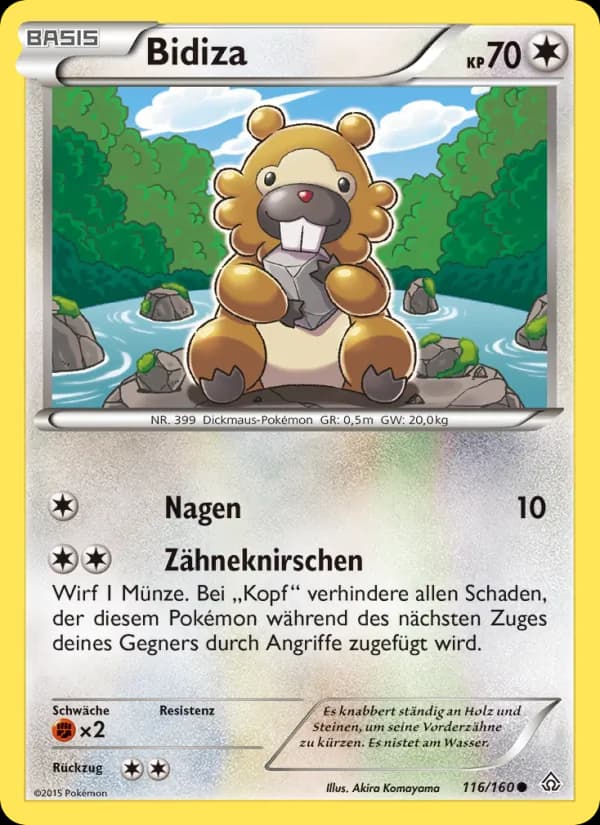 Bidiza card in German