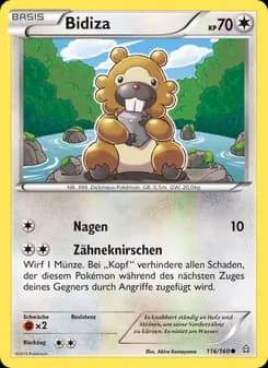 Bidiza card in German