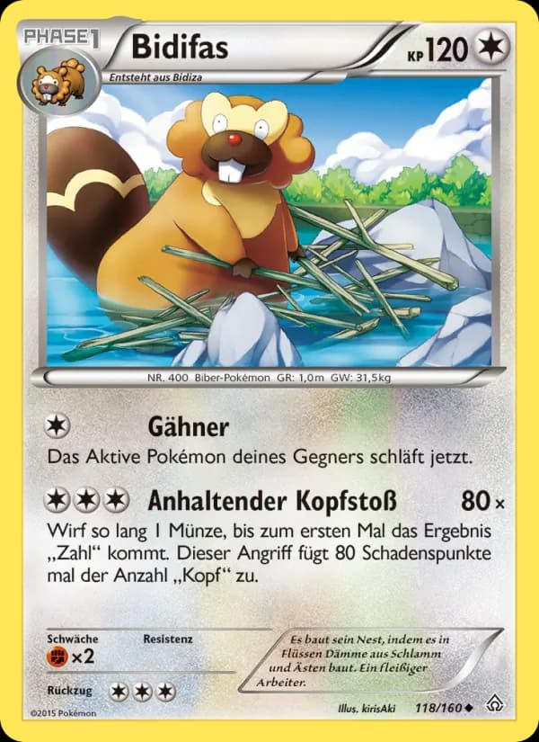 Bidifas card in German