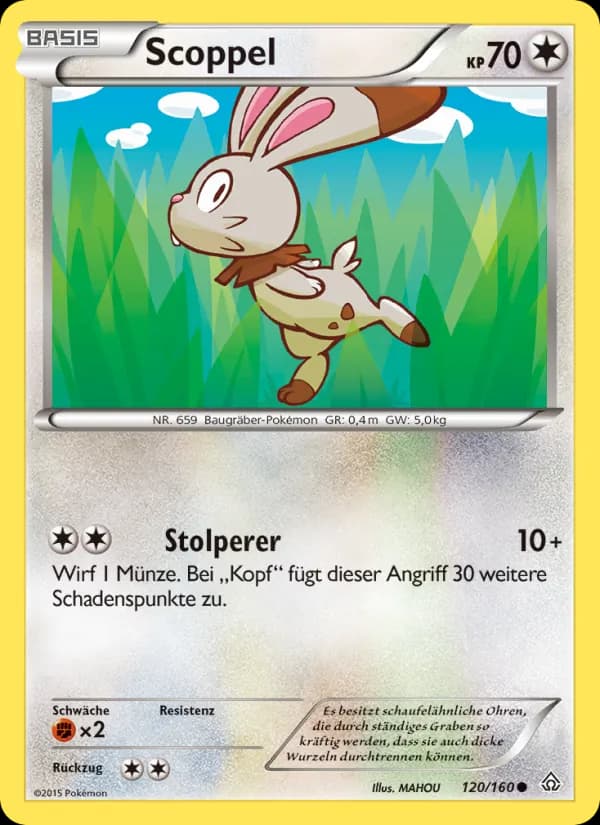 Scoppel card in German