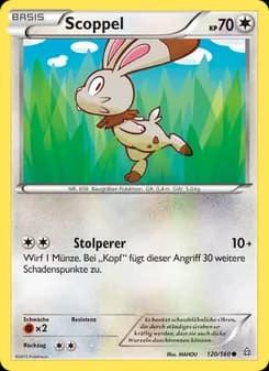Scoppel card in German