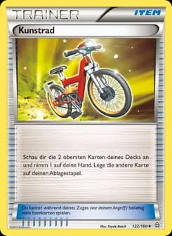 Kunstrad card in German