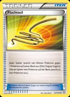 Fluchtseil card in German