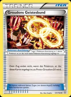 Groudons Geistesbund card in German