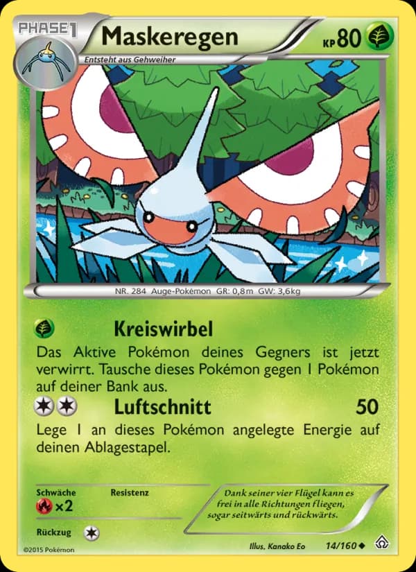 Maskeregen card in German
