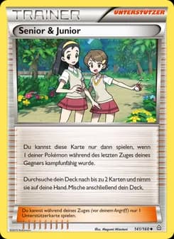 Senior & Junior card in German