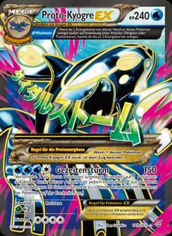 ProtoKyogre EX card in German