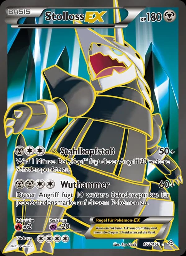 Stolloss EX card in German