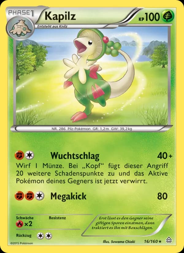 Kapilz card in German
