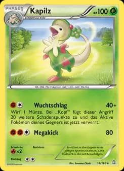 Kapilz card in German