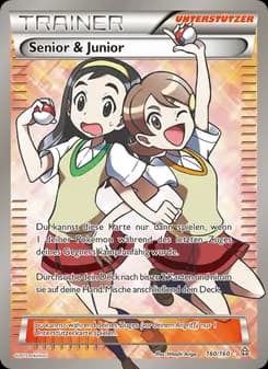 Senior & Junior card in German